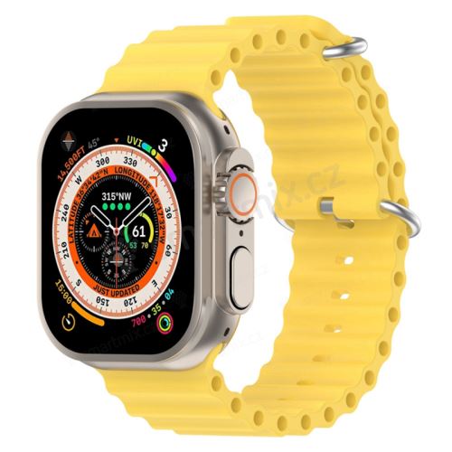 Řemínek pro Apple Watch Ultra 49mm / 45mm / 44mm / 42mm - oceánský - silikonový