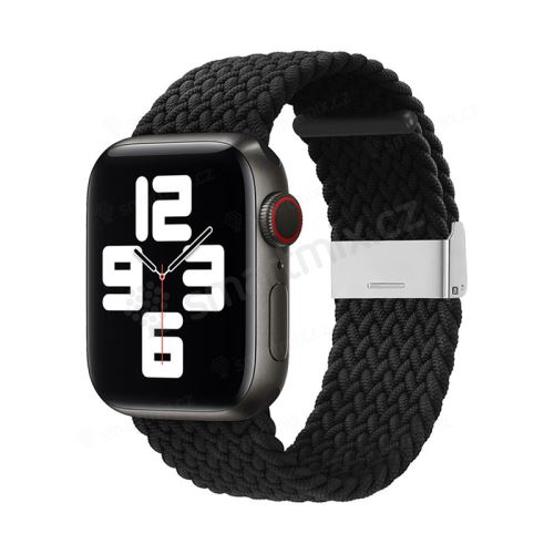 Řemínek pro Apple Watch 45mm / 44mm / 42mm - pletený - nylonový