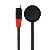 Magnetický nabíjecí kabel TACTICAL Recce USB-C pro Apple Watch - 1m - černý / červený