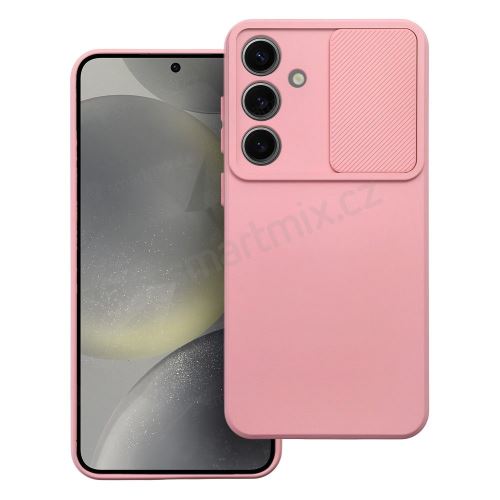 Pouzdro SLIDE pro SAMSUNG S24 Plus světle růžové