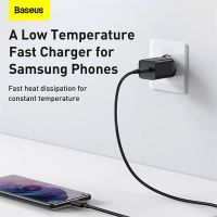 2v1 nabíjecí sada BASEUS pro Apple MacBook / iPad - EU adaptér + kabel USB-C 1m - 25W (6)