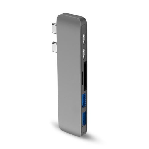 Dokovací stanice / port replikátor pro Apple MacBook Pro - 2x USB-C na 2x USB-C + 2x USB-A + SD