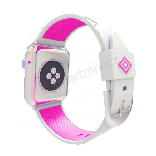 Řemínek pro Apple Watch 40mm Series 4 / 38mm 1 2 3 - silikonový