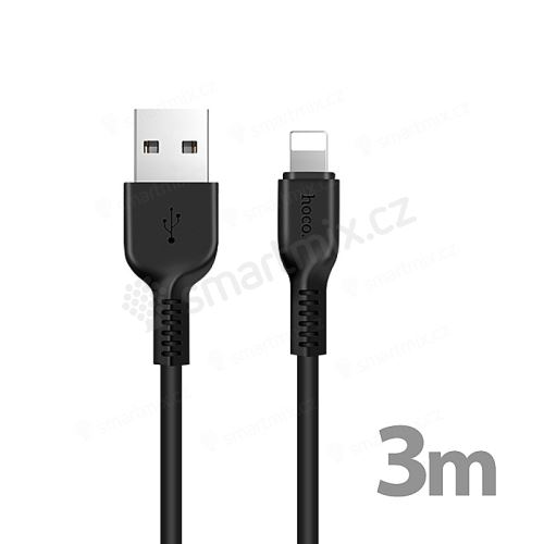 Synchronizační a nabíjecí kabel HOCO - konektor Lightning pro Apple iPhone / iPad / iPod - 3m