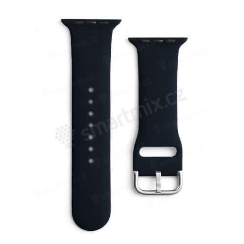 Řemínek pro Apple Watch 41mm / 40mm / 38mm - M / L - silikonový - kovová spona