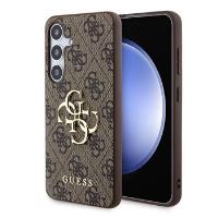 Guess PU 4G Metal Logo Zadní Kryt pro Samsung Galaxy S24 Brown Guess PU 4G Metal Logo Zadní Kryt pro Samsung Galaxy S24 Brown