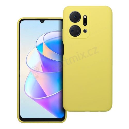 Pouzdro SILICONE 2mm pro HONOR X7A lemon