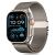 Řemínek TECH-PROTECT MILANO pro Apple Watch 42 / 44 / 45 / 46 / 49mm - nerezový - titanově béžový