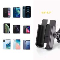 Držák na kolo WOZINSKY pro Apple iPhone - univerzální - spodní zarážky - hliník - černý (7)