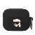 Karl Lagerfeld 3D Logo NFT Karl Head Silikonové Pouzdro pro Airpods Pro Black