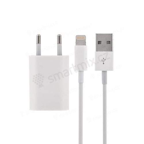 2v1 nabíjecí sada 20W pro Apple zařízení - EU adaptér a kabel USB-C / Lightning - bílá