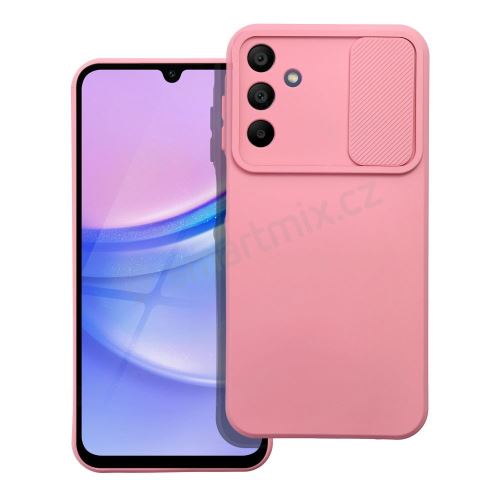 Pouzdro SLIDE pro SAMSUNG A15 5G / A15 4G světle růžové