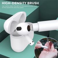 Čisticí pero AHASTYLE pro Apple AirPods 4v1 - gel + houbička + štětec + hrot - bílé (5)