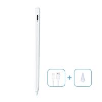 Dotykové pero / stylus - aktivní provedení + Pencil kompatibilní - podpora přítlaku - bílé Dotykové pero / stylus - aktivní provedení + Pencil kompatibilní - podpora přítlaku - bílé