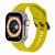 Řemínek pro Apple Watch Ultra 49mm / 46mm / 45mm / 44mm / 42mm - vlnkový - silikonový - žlutý