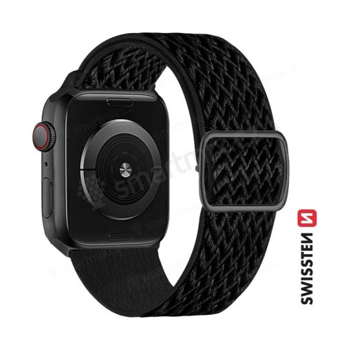 Řemínek SWISSTEN Nylon pro Apple Watch 49mm / 45mm / 44mm / 42mm - nylonový se sponou
