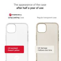 FORCELL F-PROTECT Dlouhotrvající tenké pouzdro pro IPHONE 15 Plus transparentní FORCELL F-PROTECT Dlouhotrvající tenké pouzdro pro IPHONE 15 Plus transparentní