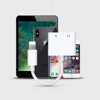 Přepojka / redukce JOYROOM pro Apple iPhone / iPad - Lightning na 2x Lightning - bílá (1)