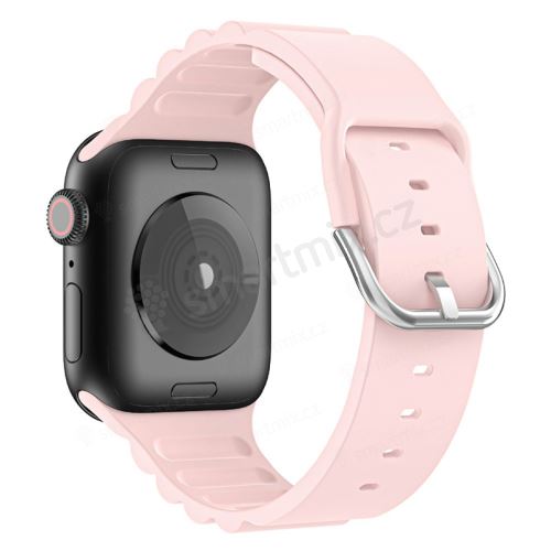 Řemínek pro Apple Watch 41mm / 40mm / 38mm - s pruhy - silikonový