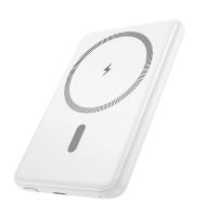 HOCO powerbanka 5000 mAh ultratenká kompatibilní s MagSafe PD QC 2A 20W J140A bílá HOCO powerbanka 5000 mAh ultratenká kompatibilní s MagSafe PD QC 2A 20W J140A bílá