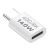 Přepojka / adaptér USB-C samice / USB-C samec - 40Gb / 140W - přímá - bílá