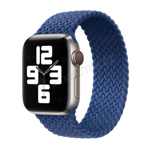 Řemínek pro Apple Watch 44mm Series 4 / 5 / 6 / SE / 42mm 1 / 2 / 3 - bez spony - nylonový - velikost M