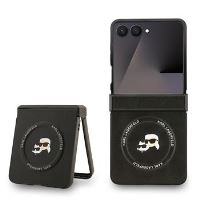 Karl Lagerfeld PU Karl and Choupette Heads Magnetic Zadní Kryt pro Samsung Galaxy Z Flip 7 Black Karl Lagerfeld PU Karl and Choupette Heads Magnetic Zadní Kryt pro Samsung Galaxy Z Flip 7 Black
