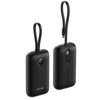 Extrení baterie SWISSTEN Voltbox 35W - integrované kabely Lightning a USB-C - 10000 mAh - šedá Extrení baterie SWISSTEN Voltbox 35W - integrované kabely Lightning a USB-C - 10000 mAh - šedá
