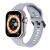 Řemínek pro Apple Watch Ultra 49mm / 46mm / 45mm / 44mm / 42mm - vlnkový - silikonový - šedý