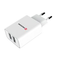 12W EU adaptér / nabíječka SWISSTEN Smart IC - mini provedení - USB-C + USB-A 12W EU adaptér / nabíječka SWISSTEN Smart IC - mini provedení - USB-C + USB-A
