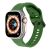 Řemínek pro Apple Watch Ultra 49mm / 46mm / 45mm / 44mm / 42mm - vlnkový - silikonový - khaki zelený
