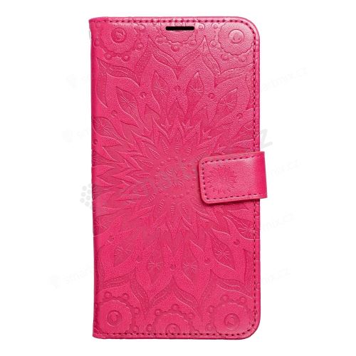 Pouzdro MEZZO Book pro XIAOMI Redmi Note 14 5G mandala magenta
