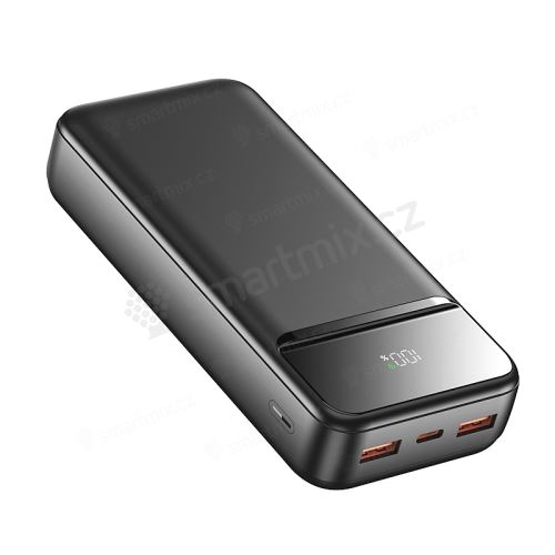 Externí baterie / power bank SWISSTEN Power Line II - USB + USB-C - černá