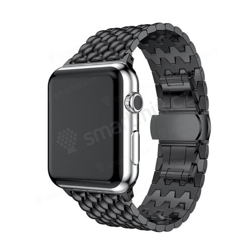Řemínek pro Apple Watch 38mm series 1 / 2 / 3 - šestiúhleníky - nerezový
