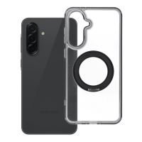 Pouzdro pro Samsung A36 s kruhovým stojánkem, kompatibilní s MagSafe, černé Pouzdro pro Samsung A36 s kruhovým stojánkem, kompatibilní s MagSafe, černé