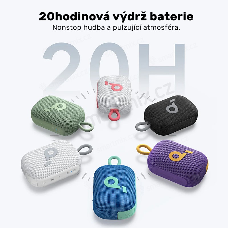 Reproduktor ANKER Soundcore Select4 Go - 5W - vodotěsný IPX7 - Bluetooth - bílý (1)