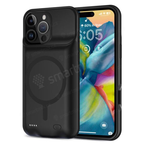 Externí baterie / kryt TECH-PROTECT pro Apple iPhone 16 Pro - podpora MagSafe - 7000 mAh - černá
