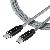 Synchronizační a nabíjecí kabel Tactical Fast Rope USB-C / USB-C - 100W - 0,3m - šedý