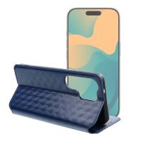Otočné pouzdro pro Motorola G17 POWER Cubic Book, modré (1)
