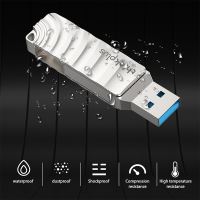 Flash disk LENOVO 2v1 pro Apple iPhone / iPad / MacBook - USB-C / USB-A - kovový (8)