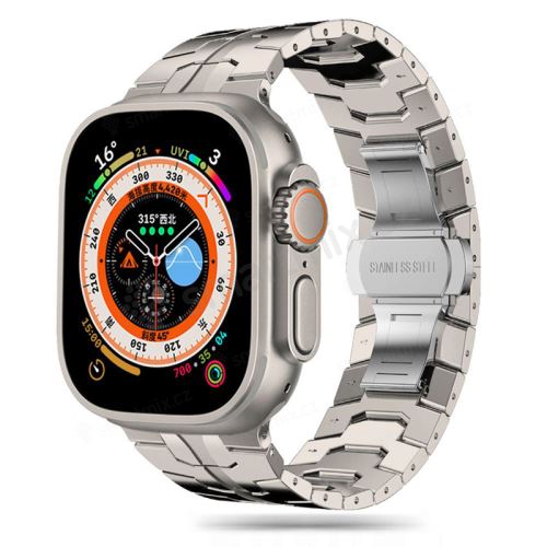 Řemínek TECH-PROTECT MILANO pro Apple Watch 42 / 44 / 45 / 46 / 49mm - nerezový