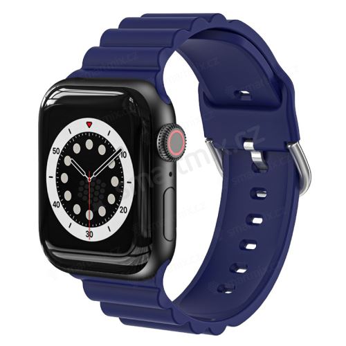 Řemínek pro Apple Watch Ultra 49mm / 45mm / 44mm / 42mm - 3D pruhy - silikonový