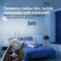 Detektor kamer BASEUS - detekce skryté kamery - USB-C nabíjecí - bílý (7)