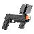 iPega 9257 Gun-Shaped Herní Ovladač Android/iOS/PS3/PS4/PC/N-Switch/SmartTV Black