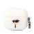 Karl Lagerfeld 3D Logo NFT Karl Head Silikonové Pouzdro pro Airpods 3 White