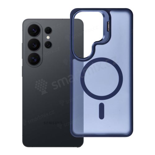 Pouzdro pro Samsung S26 ULTRA Forcell F-Protect Shadow Stand Premium kompatibilní s MagSafe, tmavě modré
