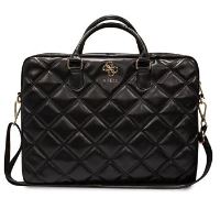 Guess PU Quilted 4G Metal Logo Taška na Notebook 15/16" Black Guess PU Quilted 4G Metal Logo Taška na Notebook 15/16" Black