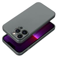 Kryt METALLIC pro Apple iPhone 16e / 17e - gumový - šedý (4)