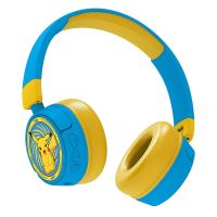 Bezdrátová Bluetooth sluchátka Pokémon Pikachu - USB-C - žlutá / modrá (3)