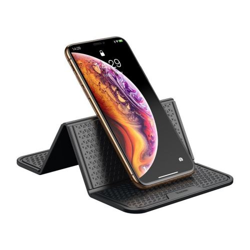 Stojánek / podložka BASEUS pro Apple iPhone - skládací - protiskluzový - černý